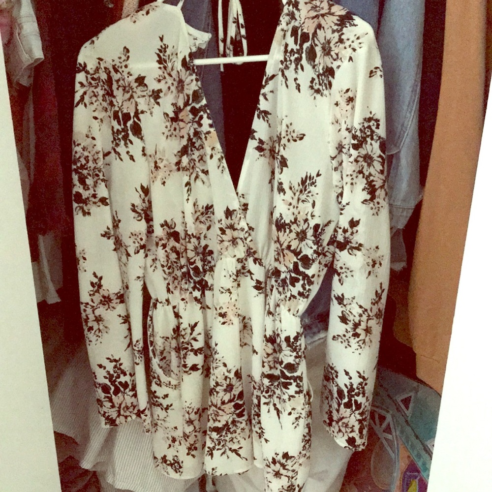Floral romper large